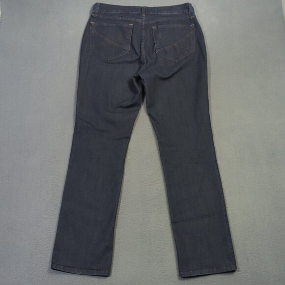 NYDJ Jeans Women's 14 Blue Marilyn Straight Lift Tuck Stretch Denim - Picture 2 of 12